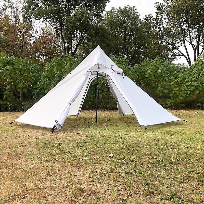 Large Sun Shade Shelter Teepee with Stove Pipe Hole for Outdoor