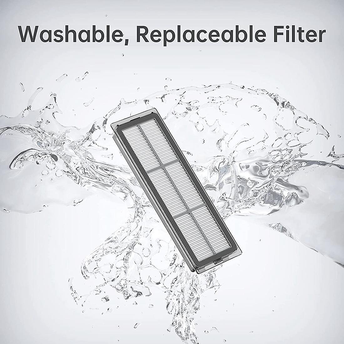 Washable Filters for W10 Robot Vacuum, for Filtering Dust(4pcs)