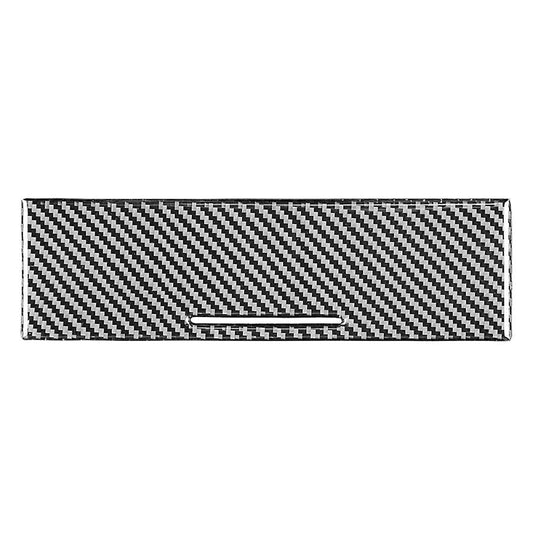 Carbon Fiber Center Control Panel Ashtray Box Cover Trim Sticker