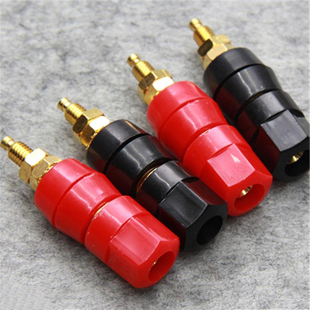 10pcs/lot Gold Plated Banana Binding Post Large Current Amplifier