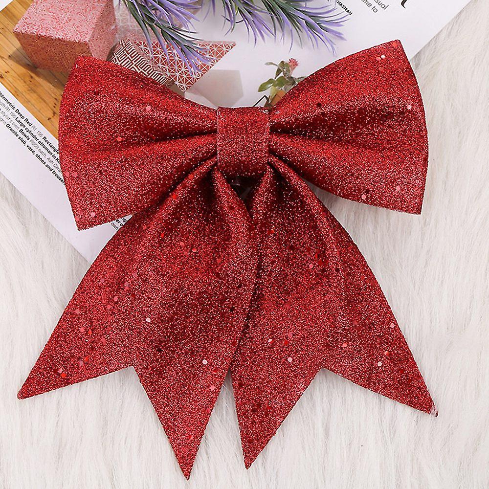 Red Christmas Bow Christmas Tree Decoration Christmas Ornament