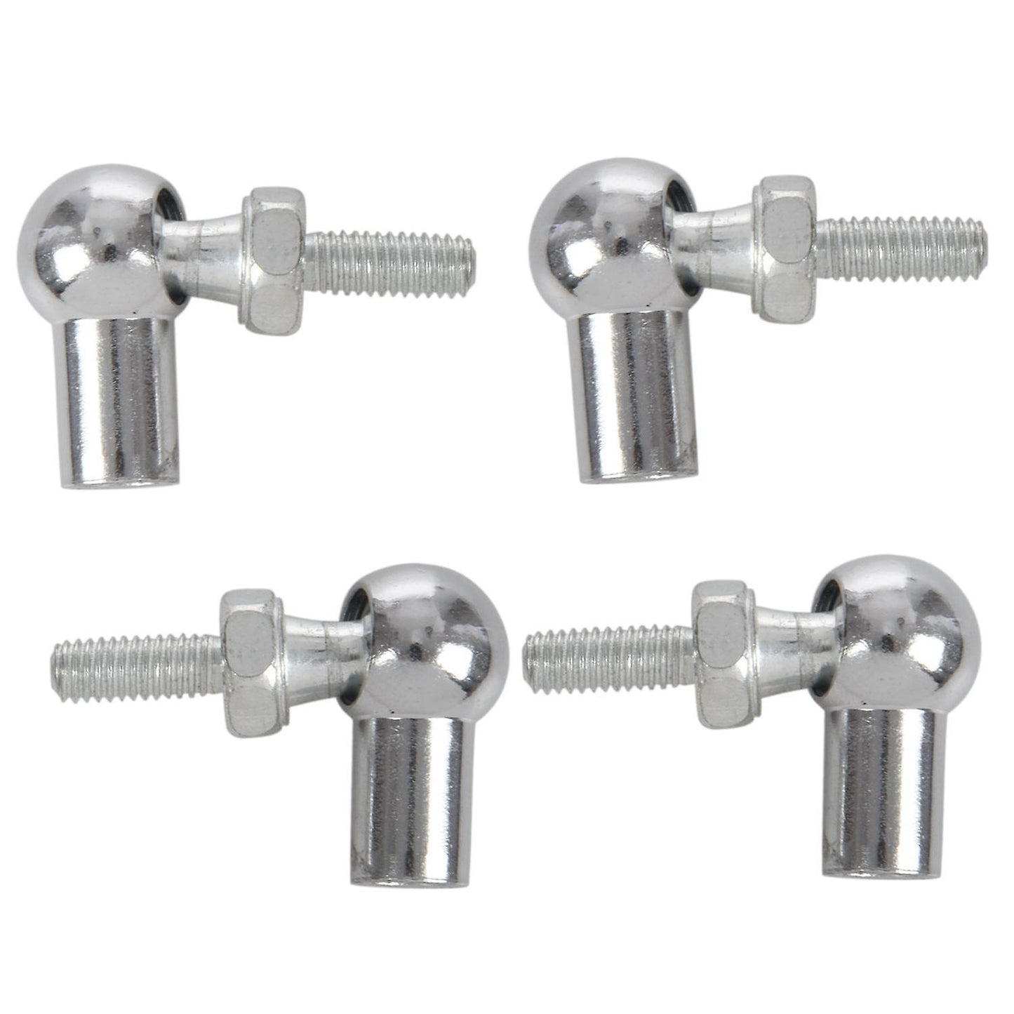 6mm Male Female Thread L Shaped Ball Joint Rod End Bearings 4pcs