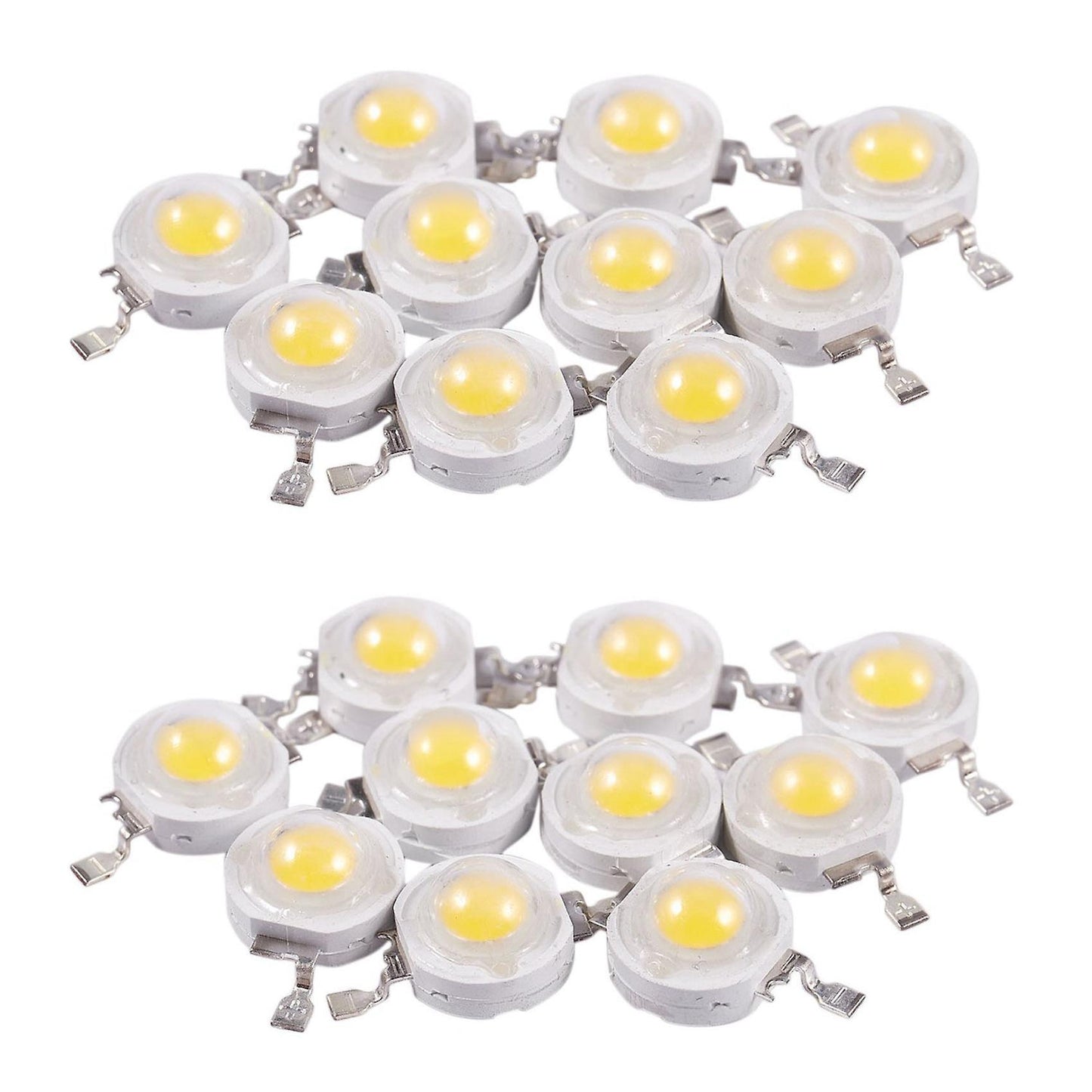 20pcs 1w Power Saving Warm White Led Lamp Beads Transmitter 95-100lm