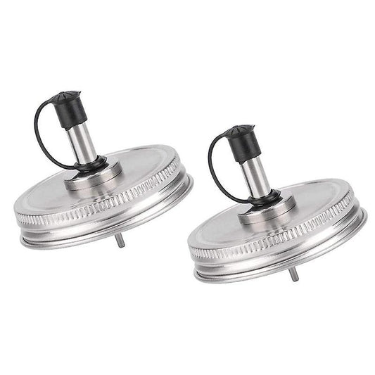 2 Pcs Mason Jar Pour Spout Lids for Olive Oil Cocktail Dispenser