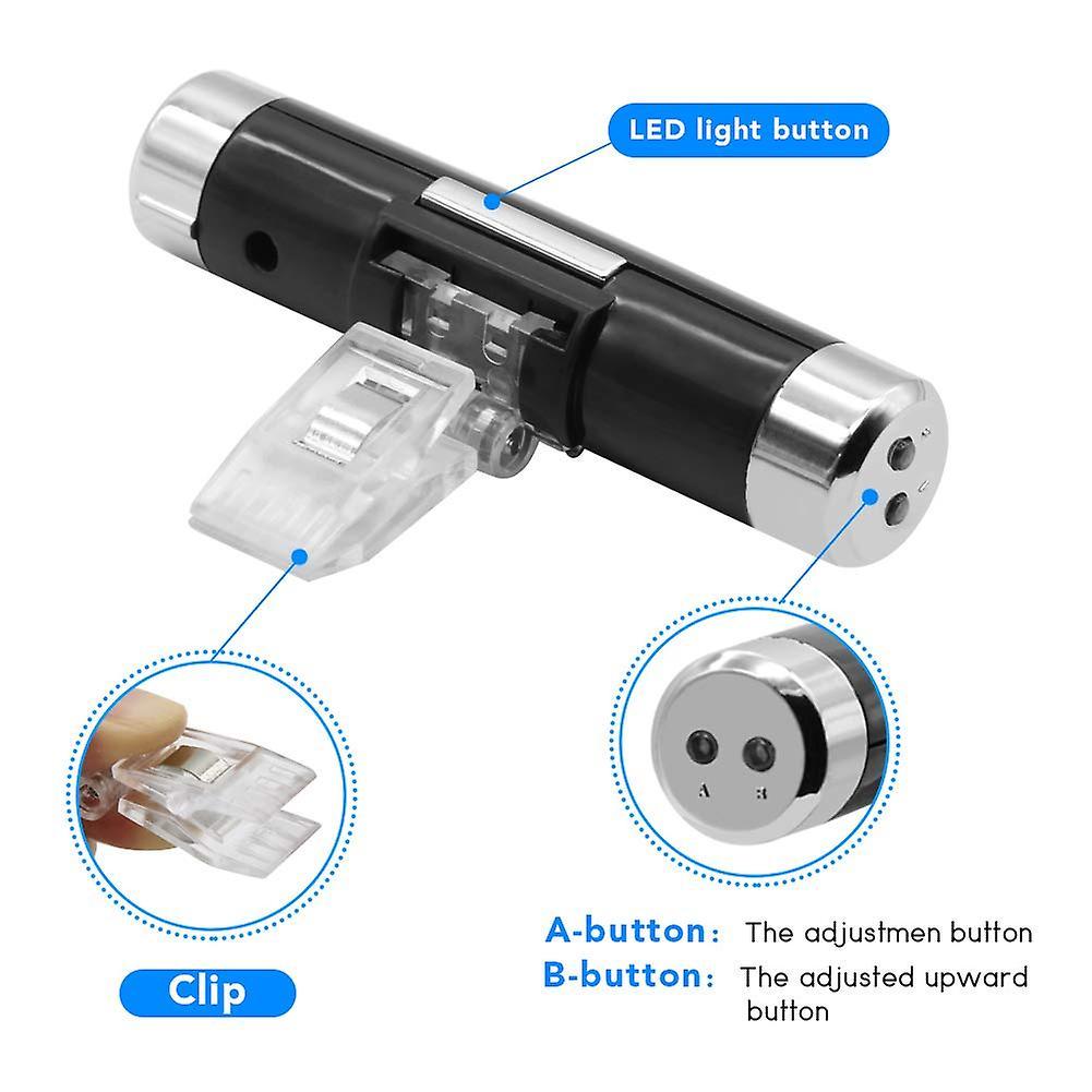 Car Lcd 2 In 1 Digital Clock Thermometer Clip-on Led , Only Celsius