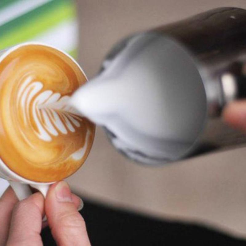 350ml Stainless Steel Latte Frothing Pitcher Cup with Scale Garland
