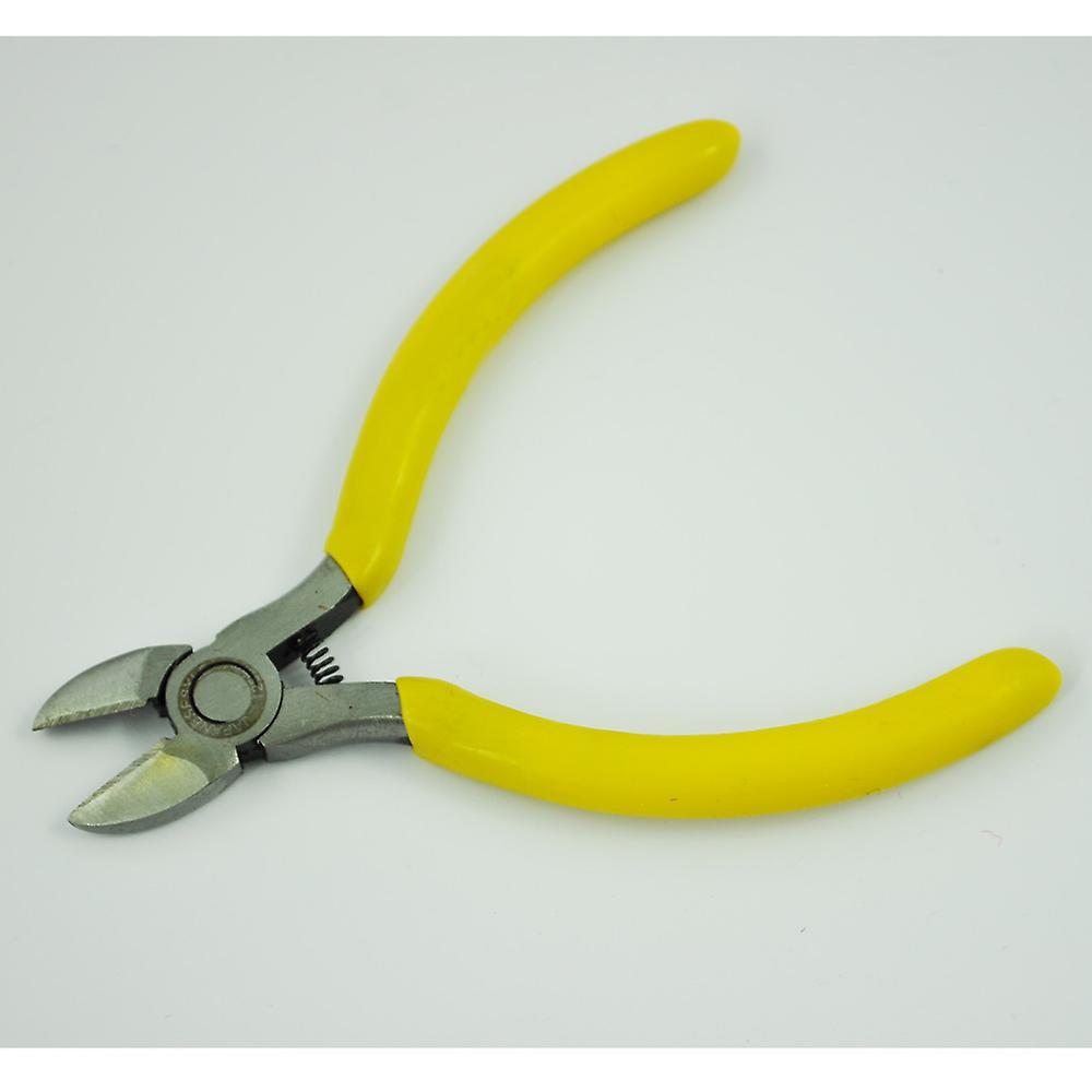 Professional Tools Wire Cutter Plier Yellow 4.5 Inch 125 Mm