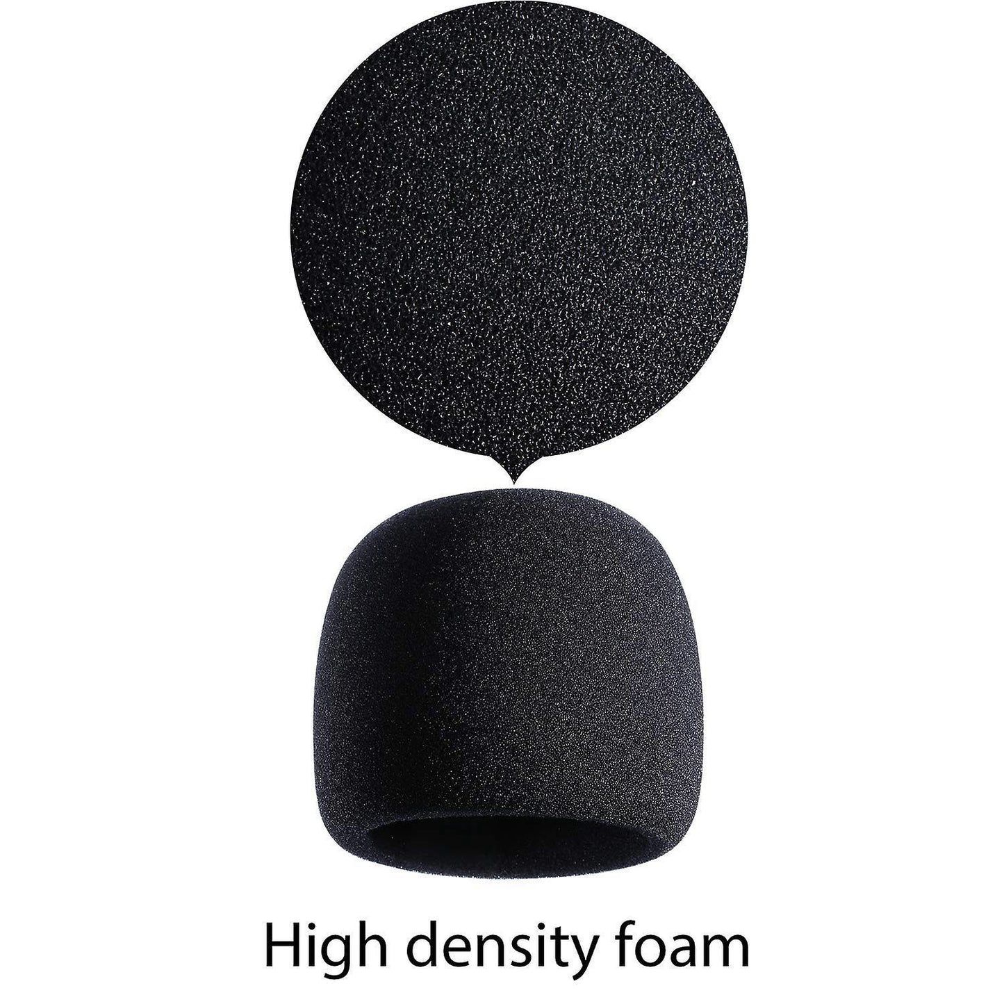 Mic Cover Sponge for Blue Yeti, Yeti Pro Condenser (black, 3 Pack)