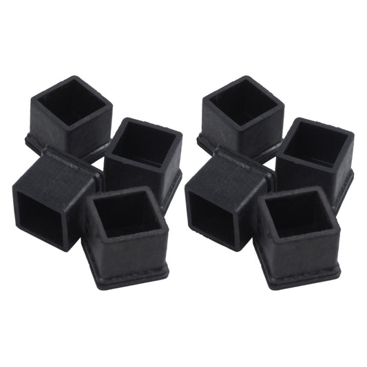 20 Mm X 20 Mm, Schwarz, Quadratisch, Gummifuesse 4 Stueck