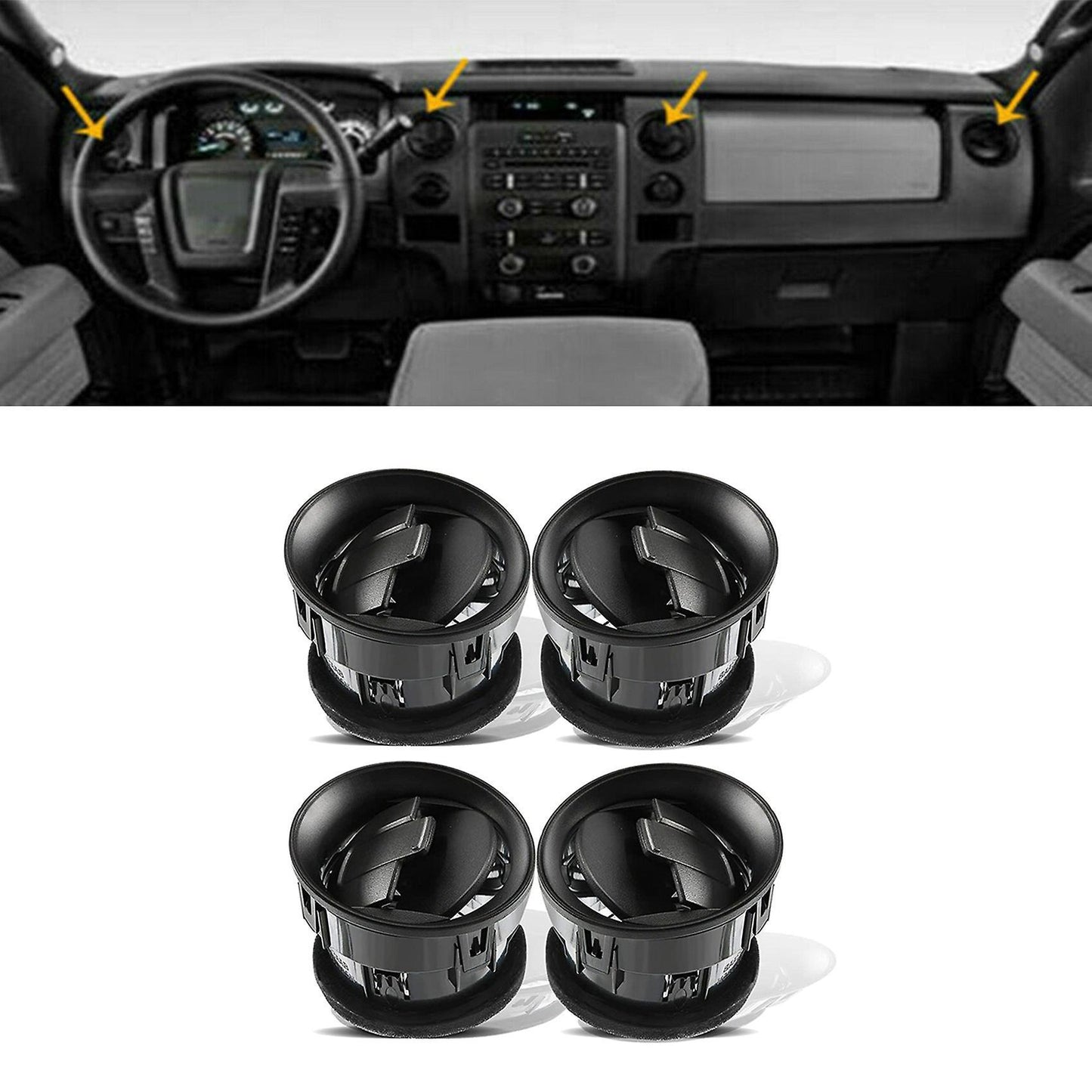 Dashboard Air Vent for Ford F-150 2009-2014 Lincoln Mark Lt 2010-2014