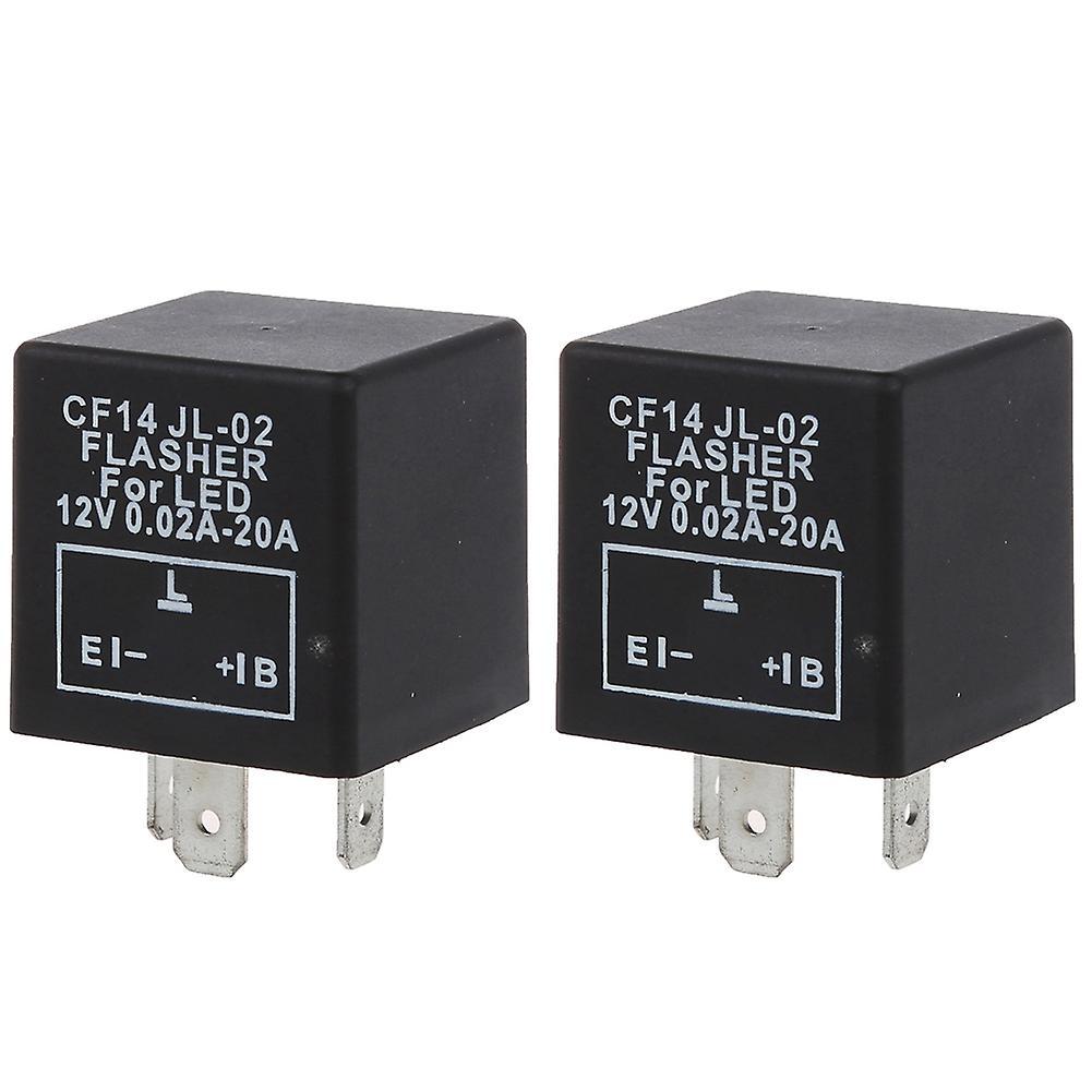 2x Led Indicator Flasher Relay Repeater E.l.b 3pin Car Motorcycle