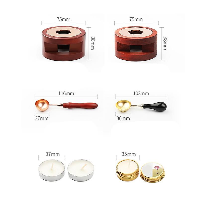 1 Set Wax Seal Kit Candle Furnace for Wax Sealing Diy Crafts Tool A