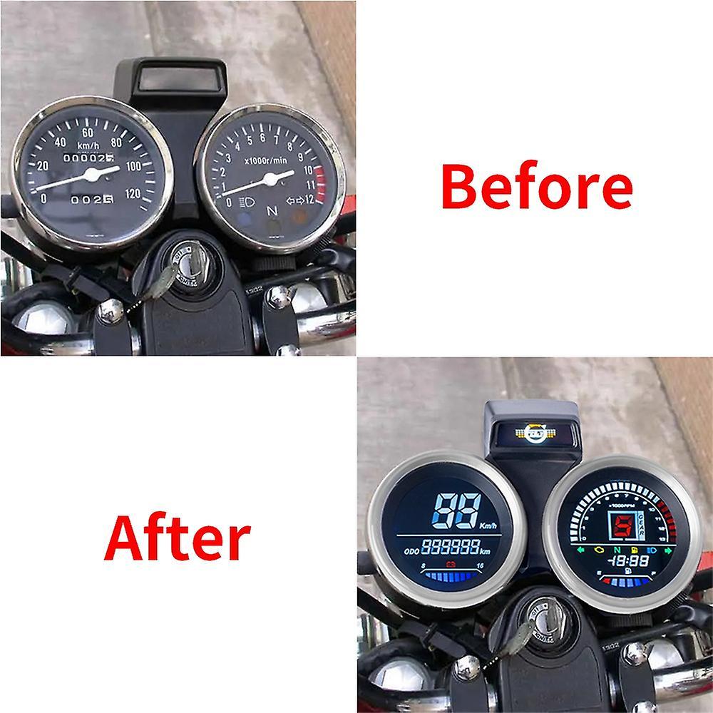 Digital Meter Assembly for Suzuki Gn 125 Speedometer Odometer Gauge
