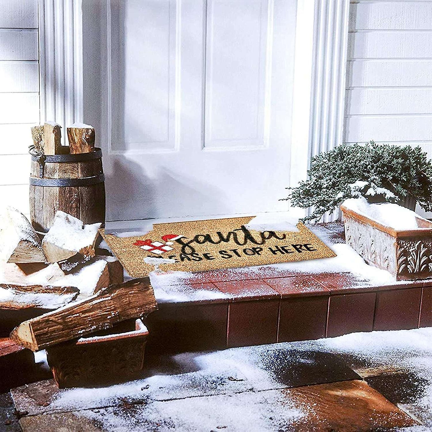 Christmas Doormat Christmas Doormat Decoration Entrance Floor Carpet