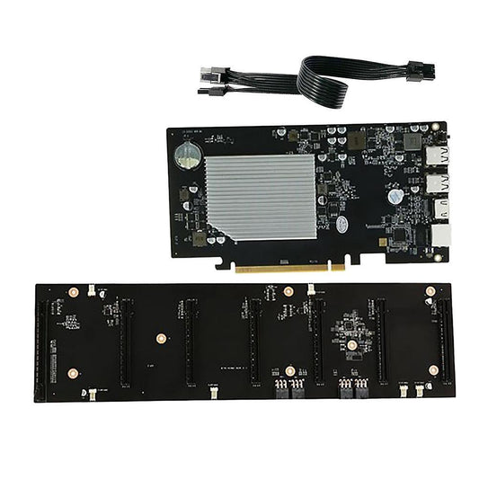Eth-hsw2 Btc Mining Motherboard Set with 6pin to 8pin Power Cord