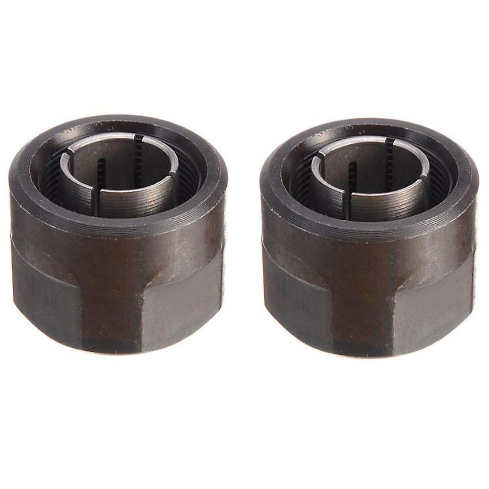 2pcs 1/2inch 12.7mm 12mm Router Collets for Hitachi 23421 M12ve M12vc
