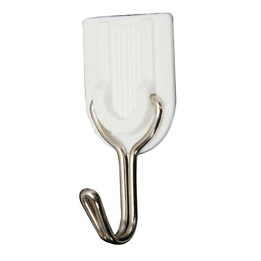 6pcs Wall Door Self-adhesive Hook Tile Kitchen Sticky Hanger
