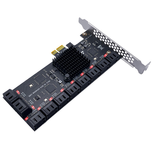 20-port Sata 6gb to Pci Express Controller Expansion Card Pcie