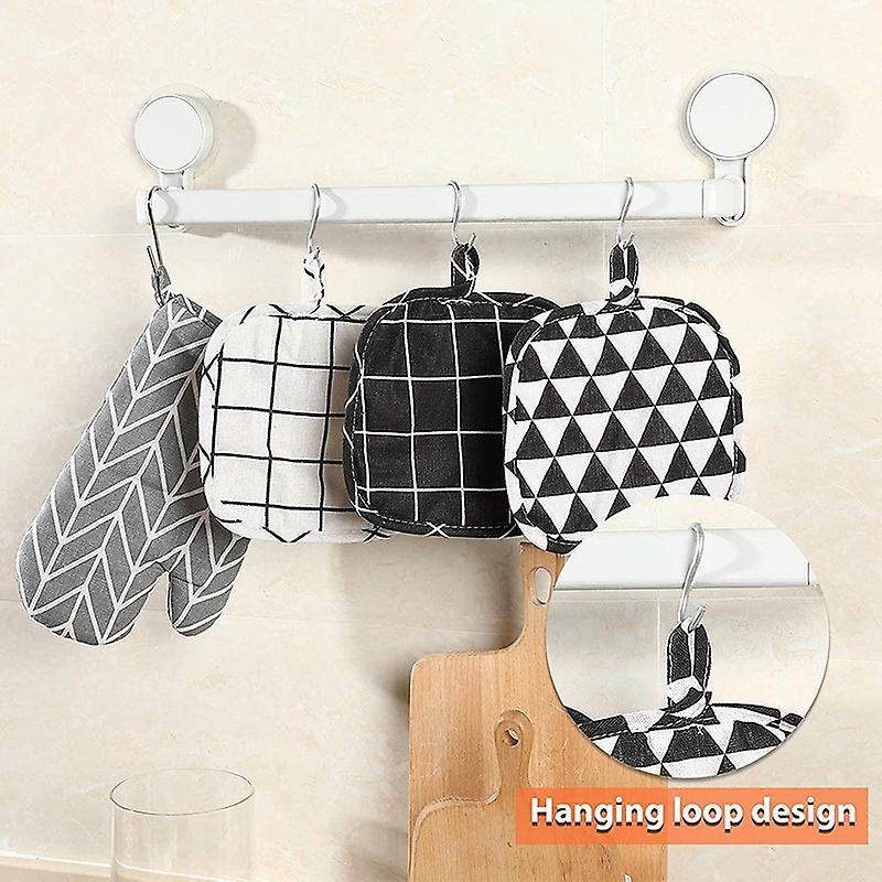 Oven Mitts & Pot Holders Kitchen Microwave Heat Resistant for Cooking