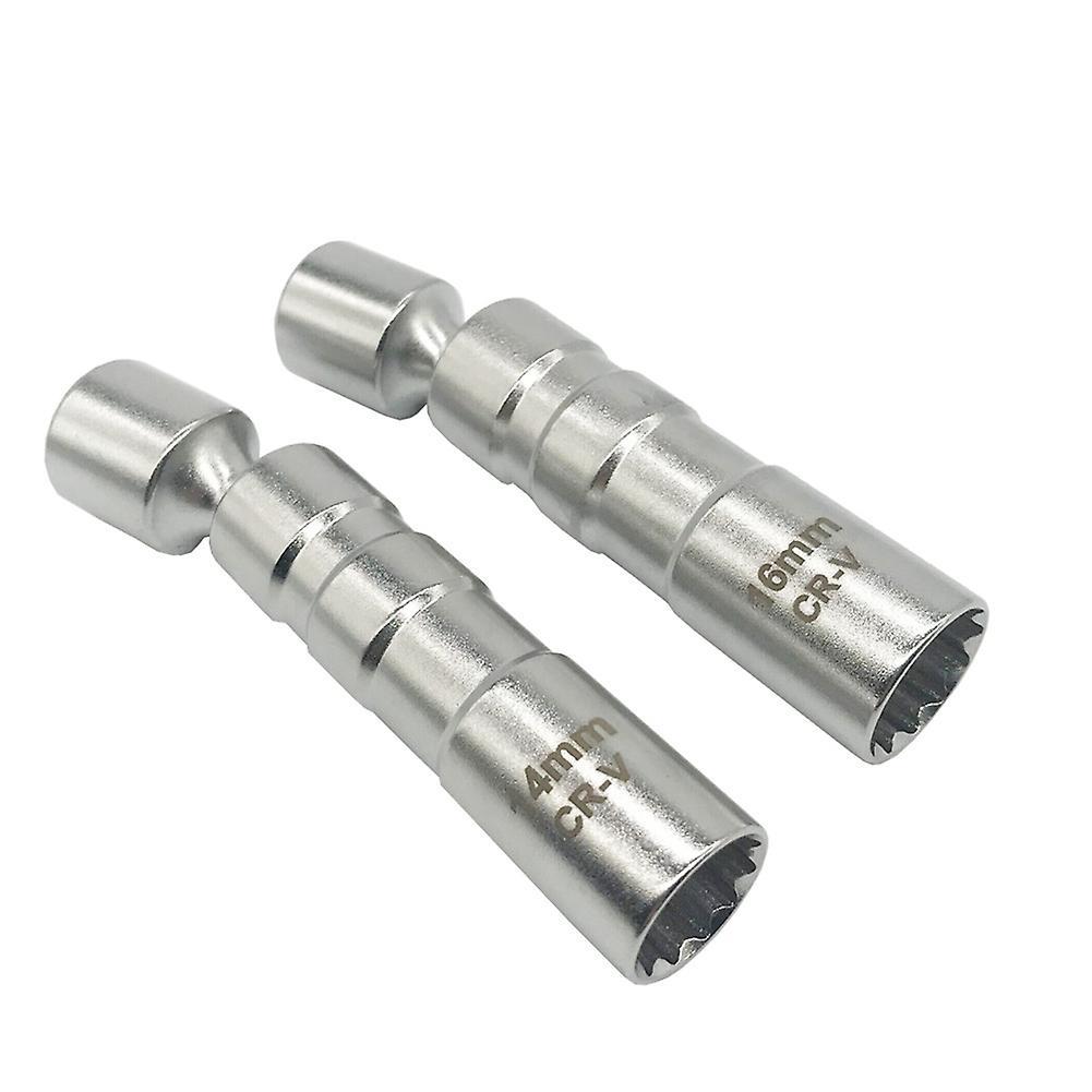 14mm Thin Wall Magnetic Swivel Spark Plug Socket - 3/8-inch Drive