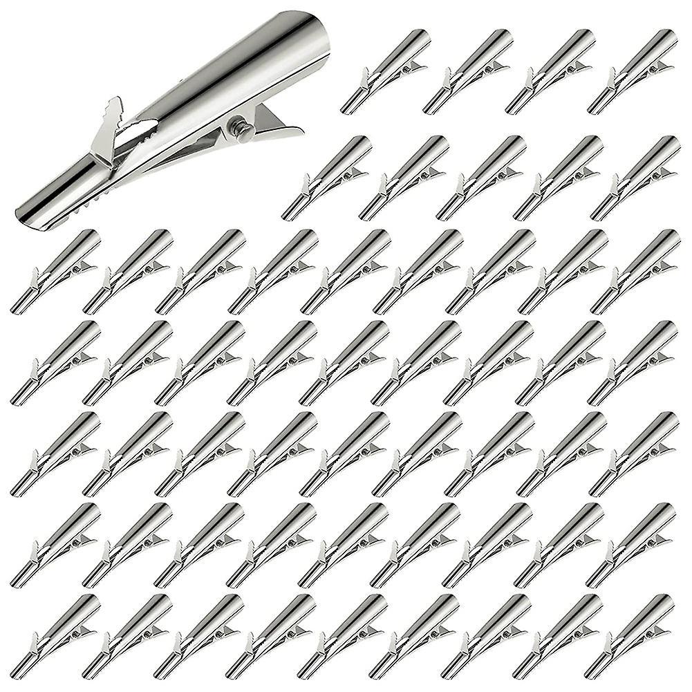 100-pcs Mini Metal Alligator Clips for Crafts - Small Roach Clips