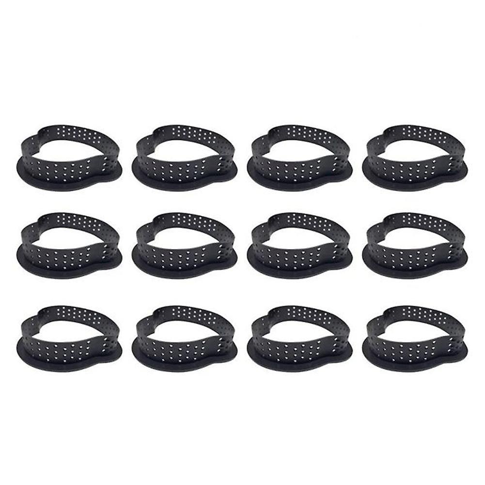 12pcs Cake Mold Perforated Cutter Cake Rings Cake Mousse Mold