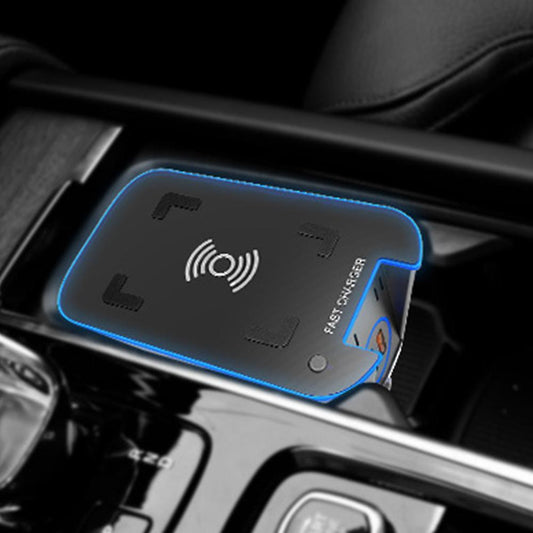 Car Qi Wireless Charger for Volvo Xc90 S90 Xc60 Vc60 2018-2020