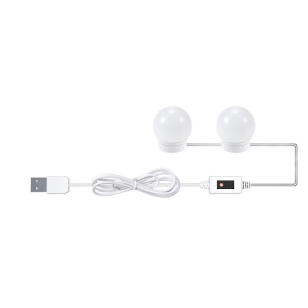 Usb Hand Sweep Vanity Mirror Light Led Makeup Lamp Bulbs 2 Bulbs