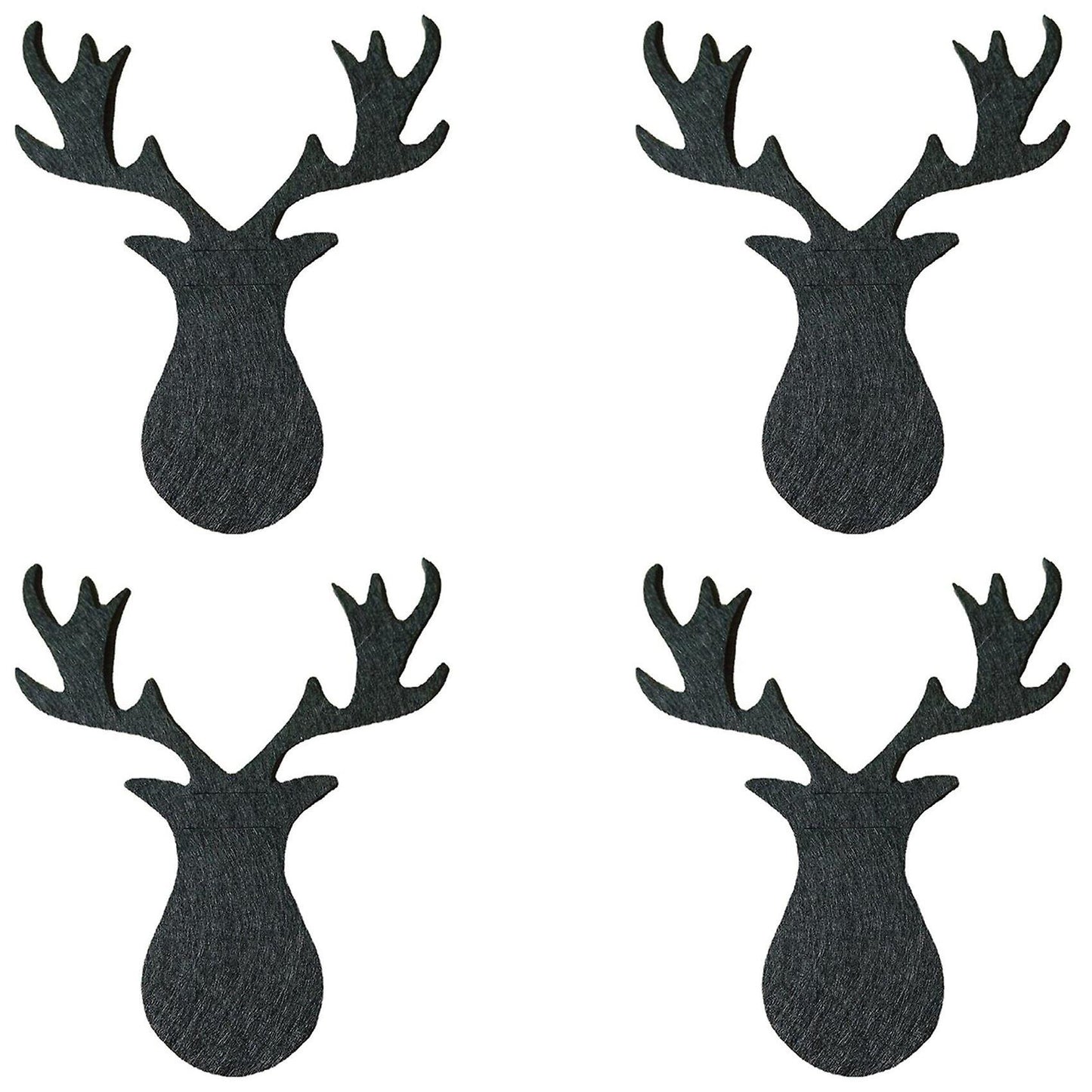 Set Of 4 Christmas Cutlery Bags for Christmas Party Decorations