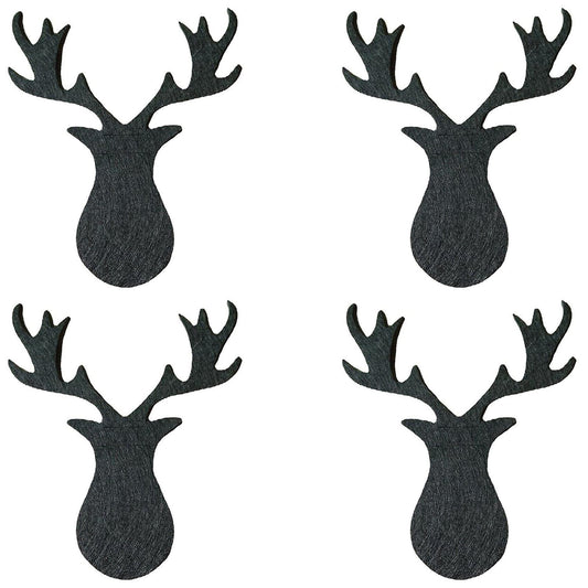 Set Of 4 Christmas Cutlery Bags for Christmas Party Decorations