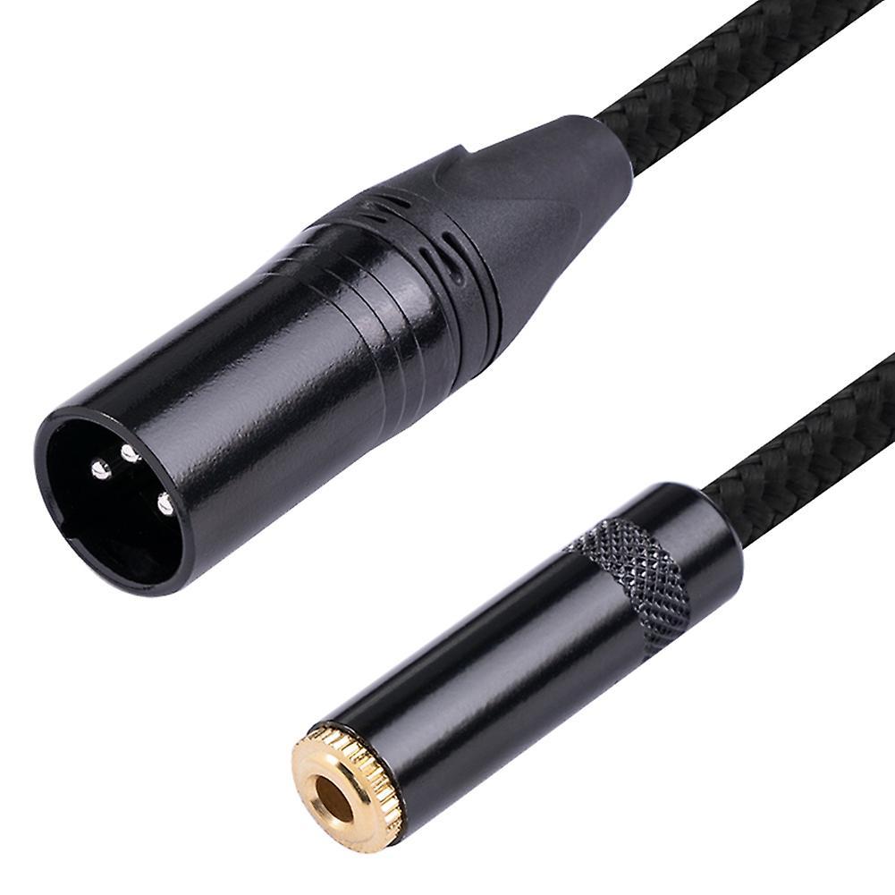 3.5mm Female to 3pin Male Audio Adapter Cable for Mixer Guitar (2m)