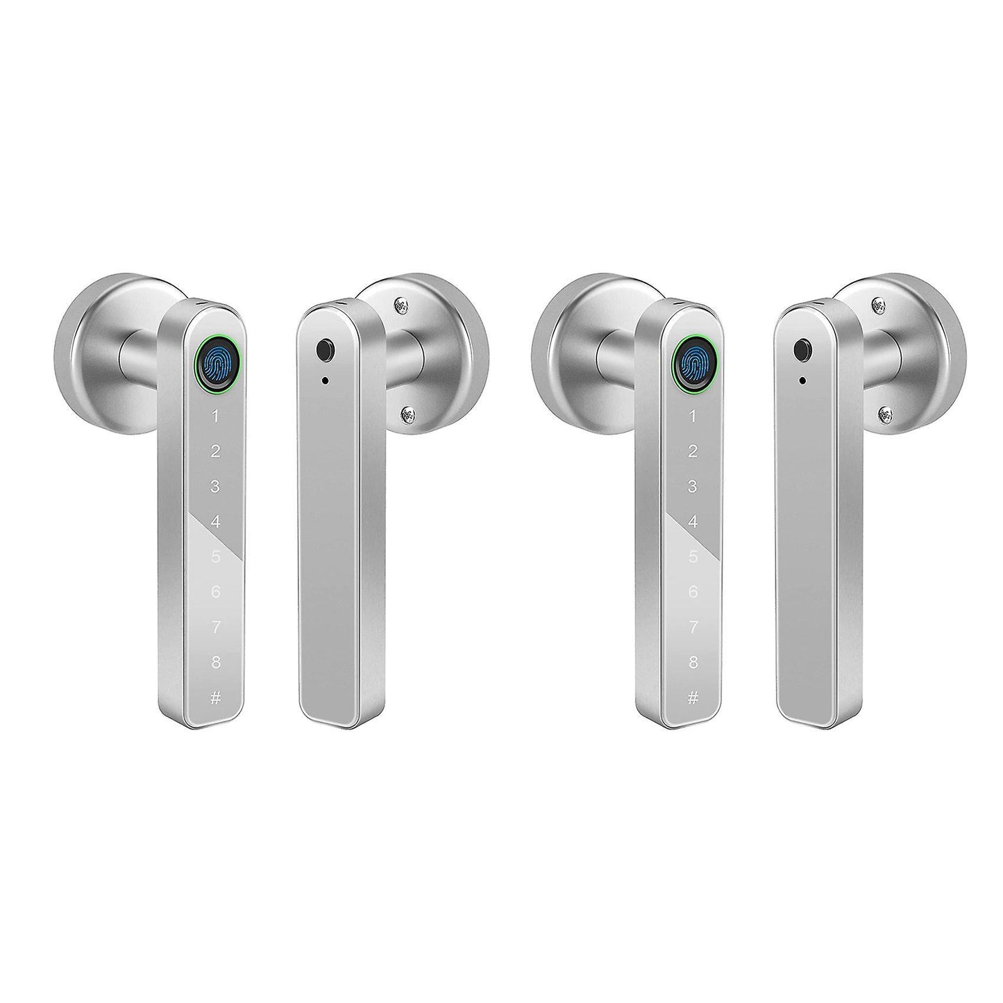 Smart Fingerprint Door Lock , Biometric Door Lock with Handle