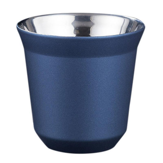 80ml Double Wall Stainless Steel Espresso Cup Insulation,d