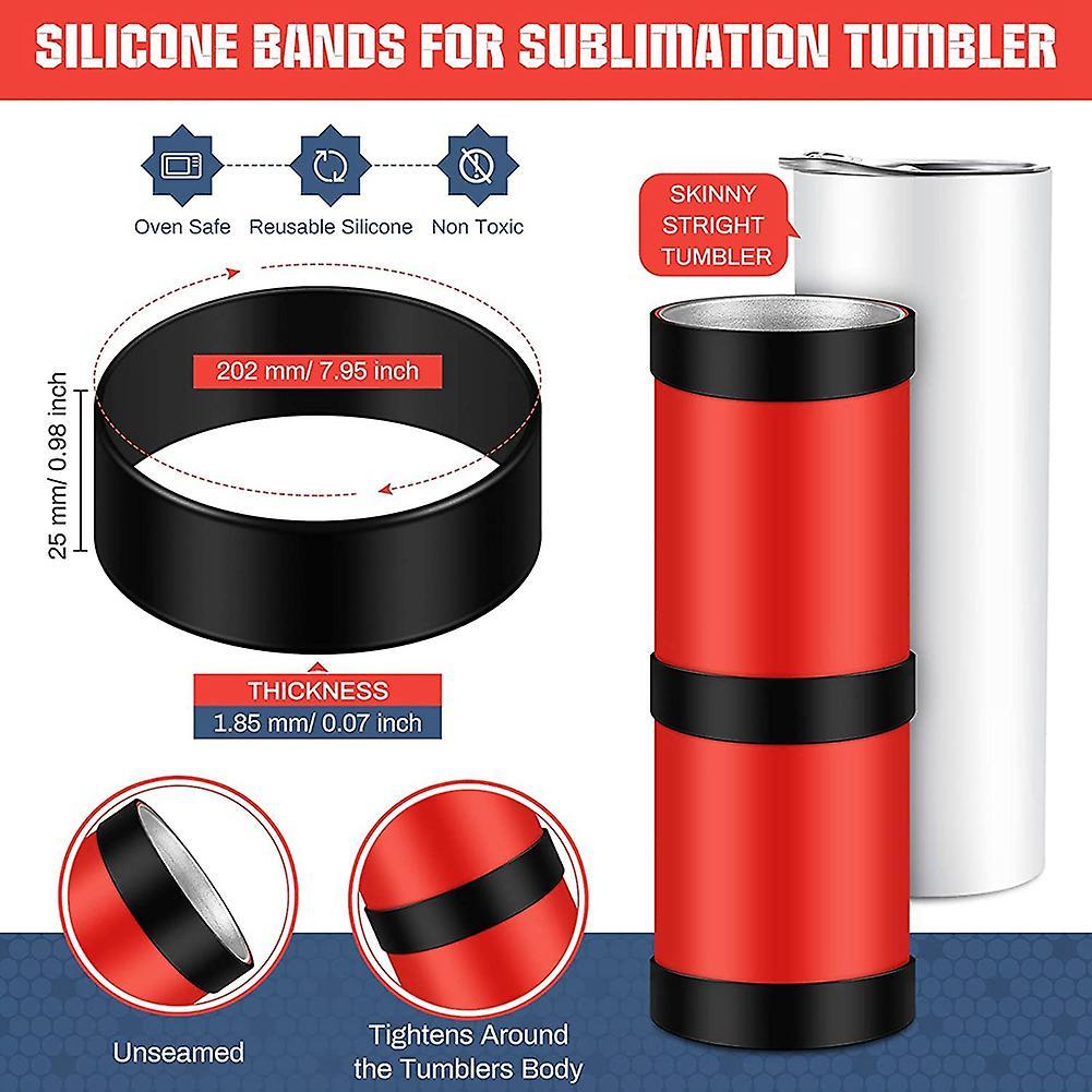 Silicone Bands for Sublimation Elastic Sublimation Paper Holder Ring