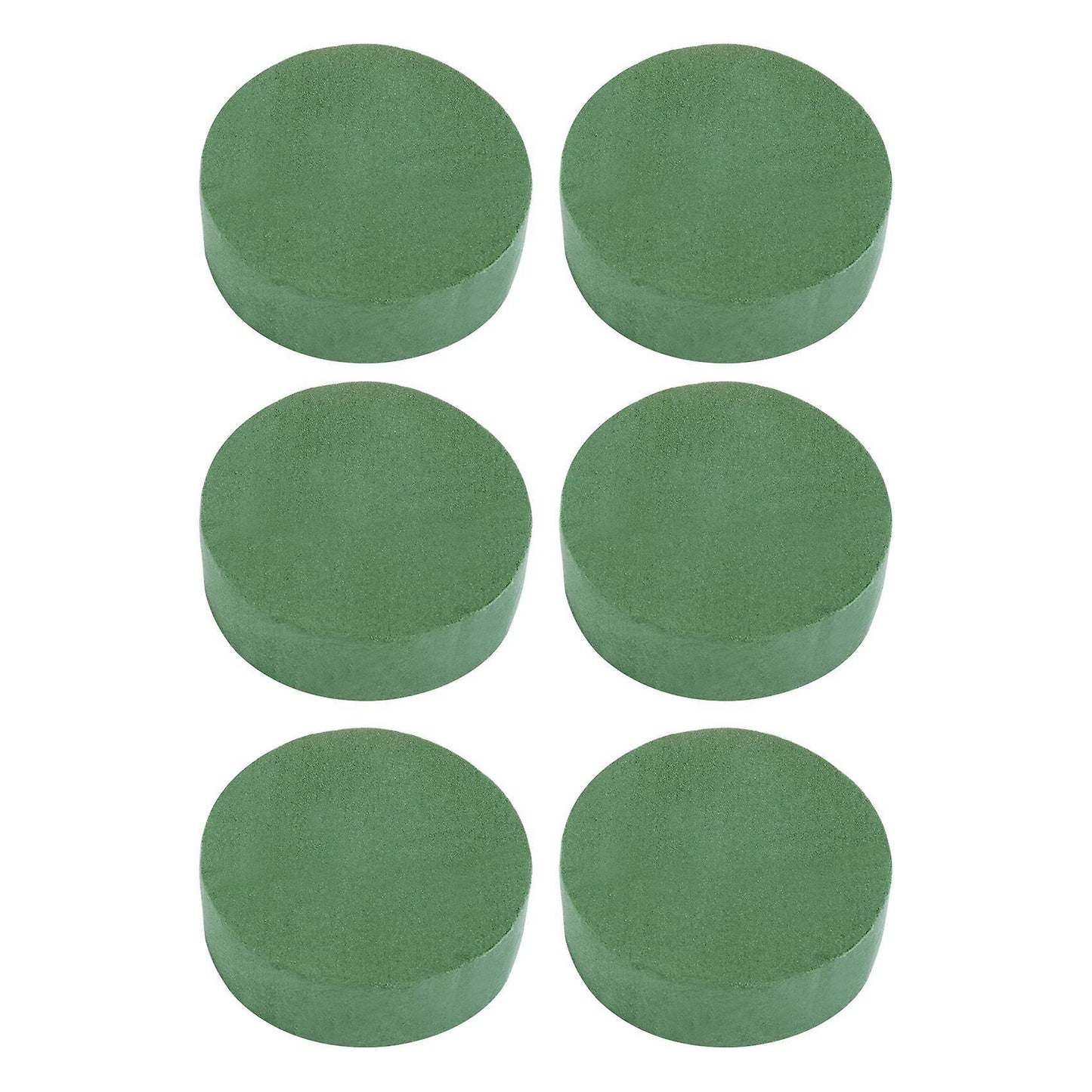 6 Pcs Round Floral Foam Blocks,4.72 Inch for Artificial Flowers