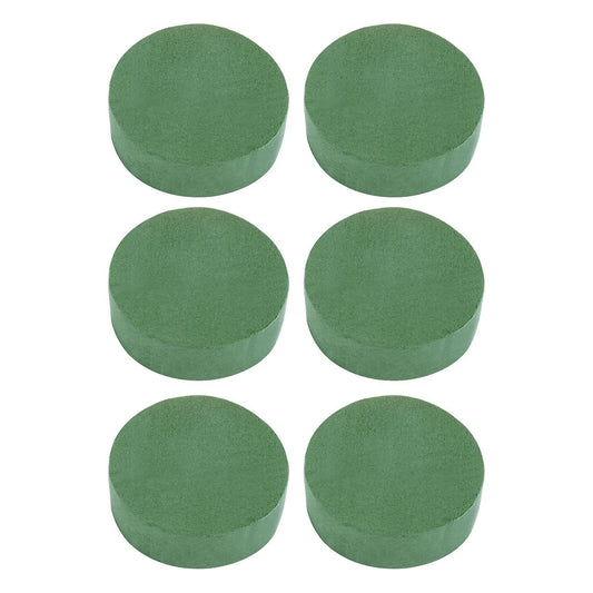 6 Pcs Round Floral Foam Blocks,4.72 Inch for Artificial Flowers