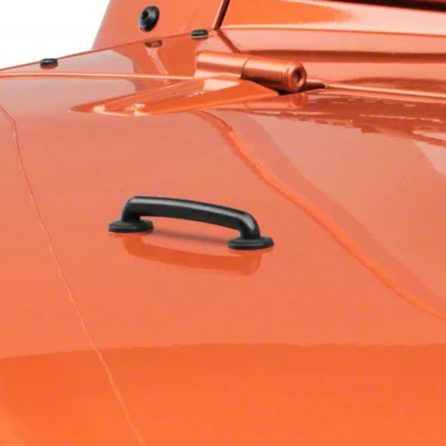 2x Hood Windshield Bracket Footman Loop - for 97-18 Jeep Wrangler Jk