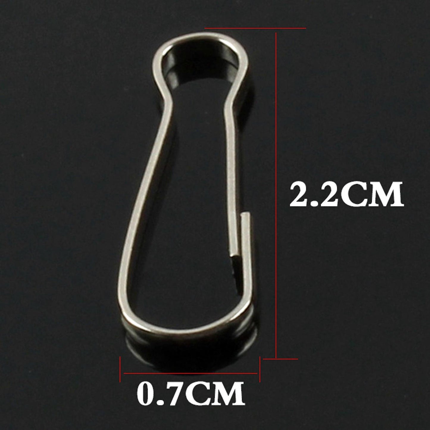 100 Pcs Electroplating Chain Clasp Hanging Flag Hanging Accessories