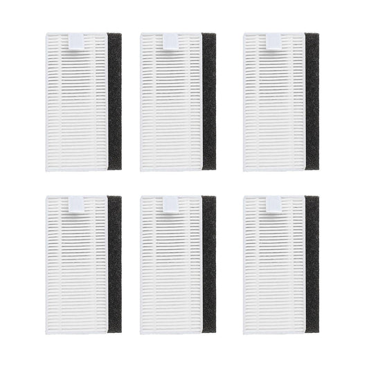 6pcs Hepa Filter for Conga 1090 Robot Vacuum Cleaner Filters Parts
