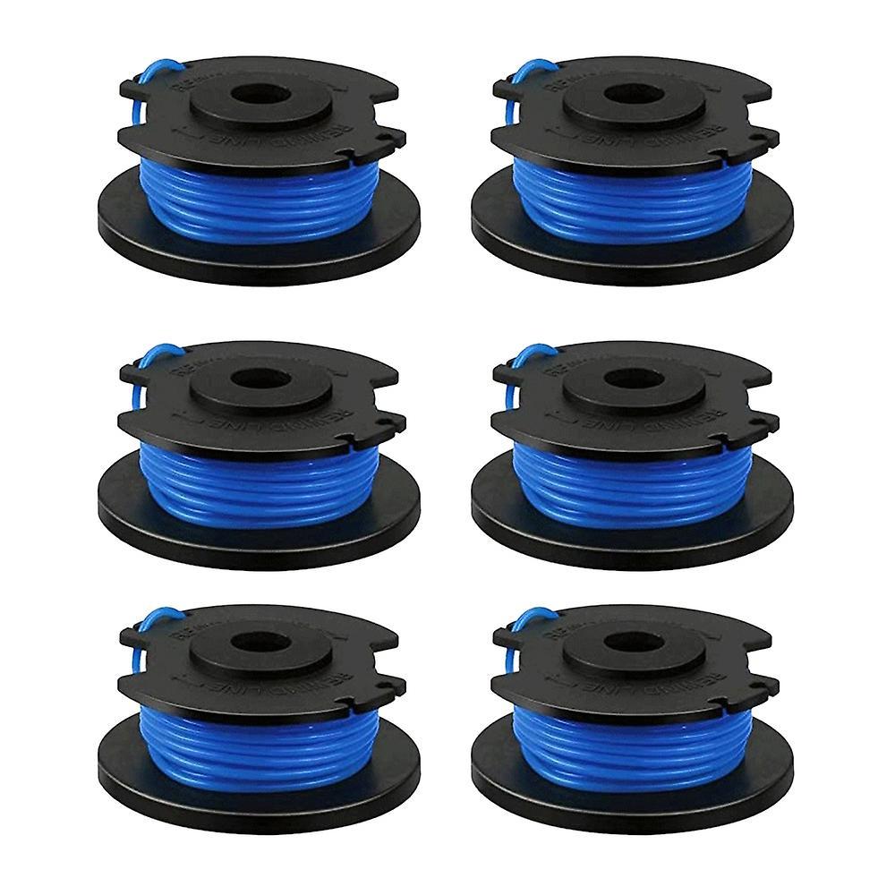 6 Pack Replacement Spools for Ryobi One+ Ac14rl3a Cordless Trimmers