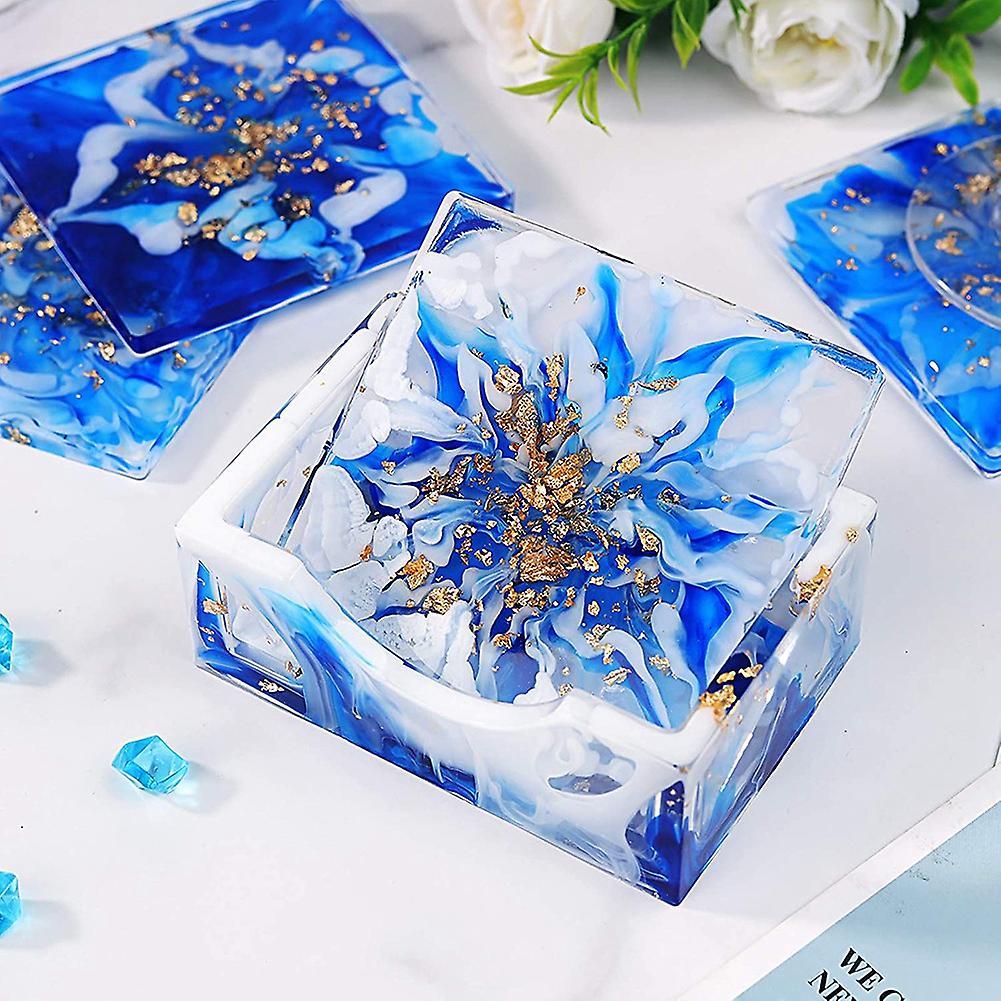 Silicone Coaster Molds for Resin Casting, Cups Mats, Home Decoration