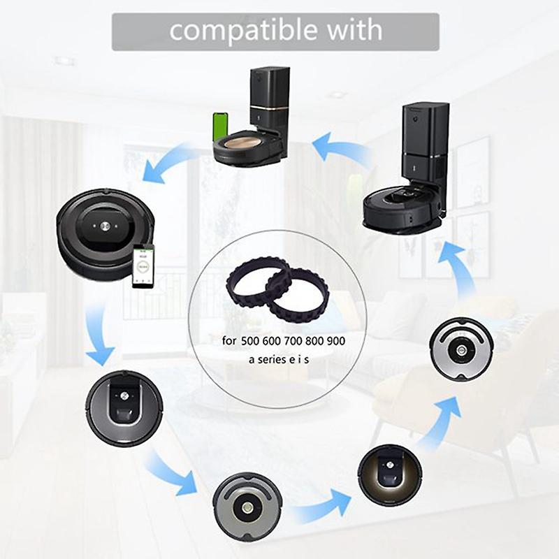 Wheel Tires for Irobot Roomba 620,880,680,980,780 Robot Cleaner Parts