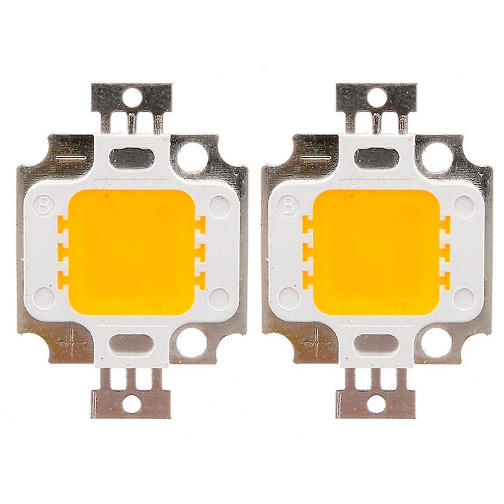 10w Led Cob Chip Floodlight Headlight Light Bulb Yellow