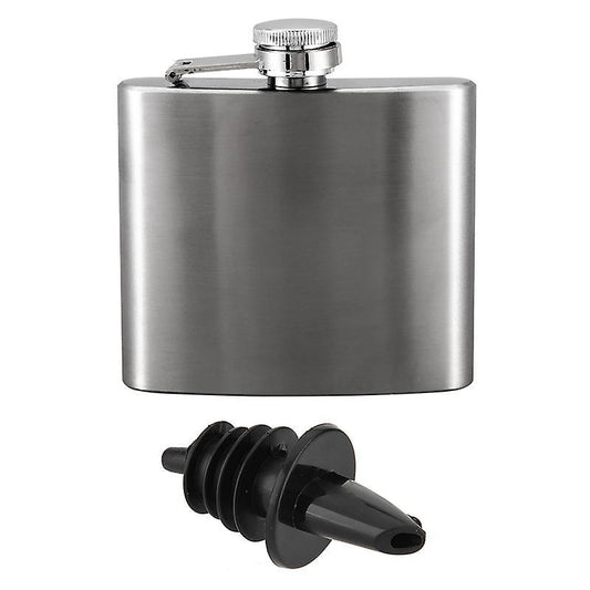 Hip Liquor Whiskey Alcohol Pocket Flask Gift Box + Funnel