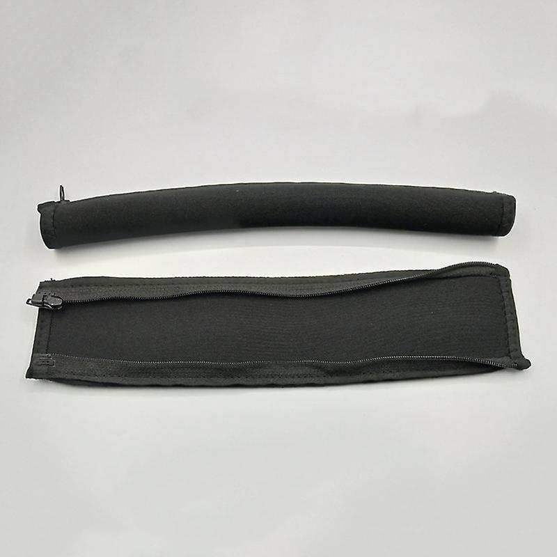 Headphone Sponge Leather Case Earmuffs Head Beam Protective Pad Black