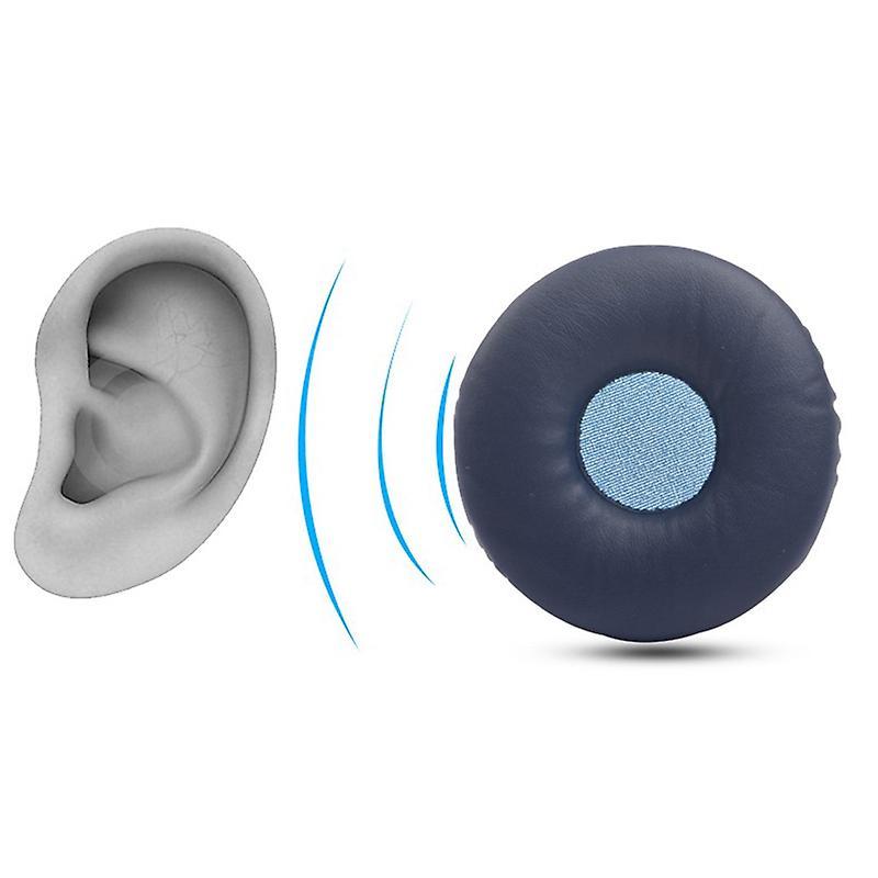 Ear Pads Replaceable Earphone Accessories 75mm Sleeve Black