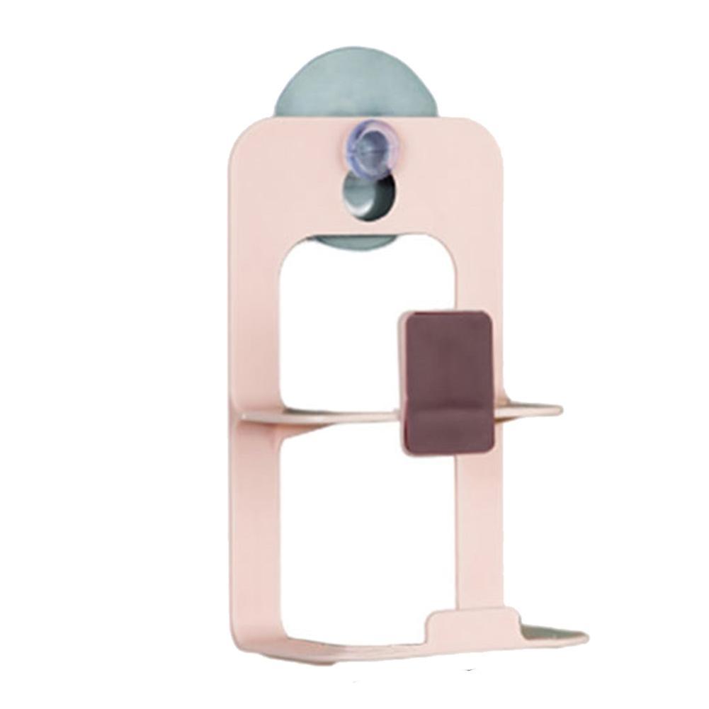 Double-layer Kitchen Sink Drain Rack Kitchen Sink Soap Holder Pink