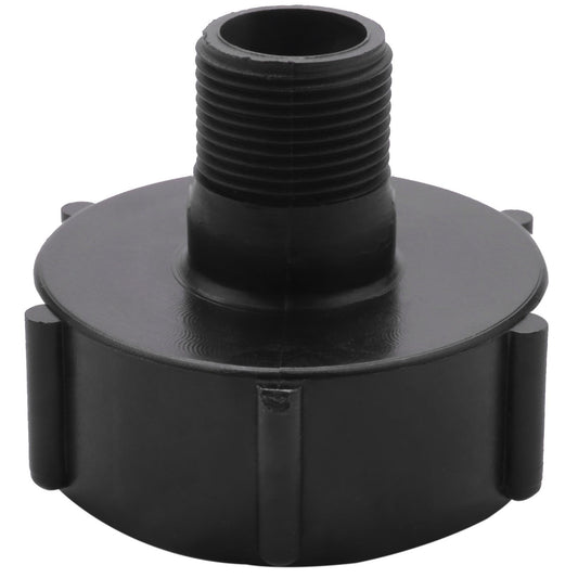 1pcs 1000l Ibc Water Tank Garden Hose Adapter Fitting 60mm Adaptor