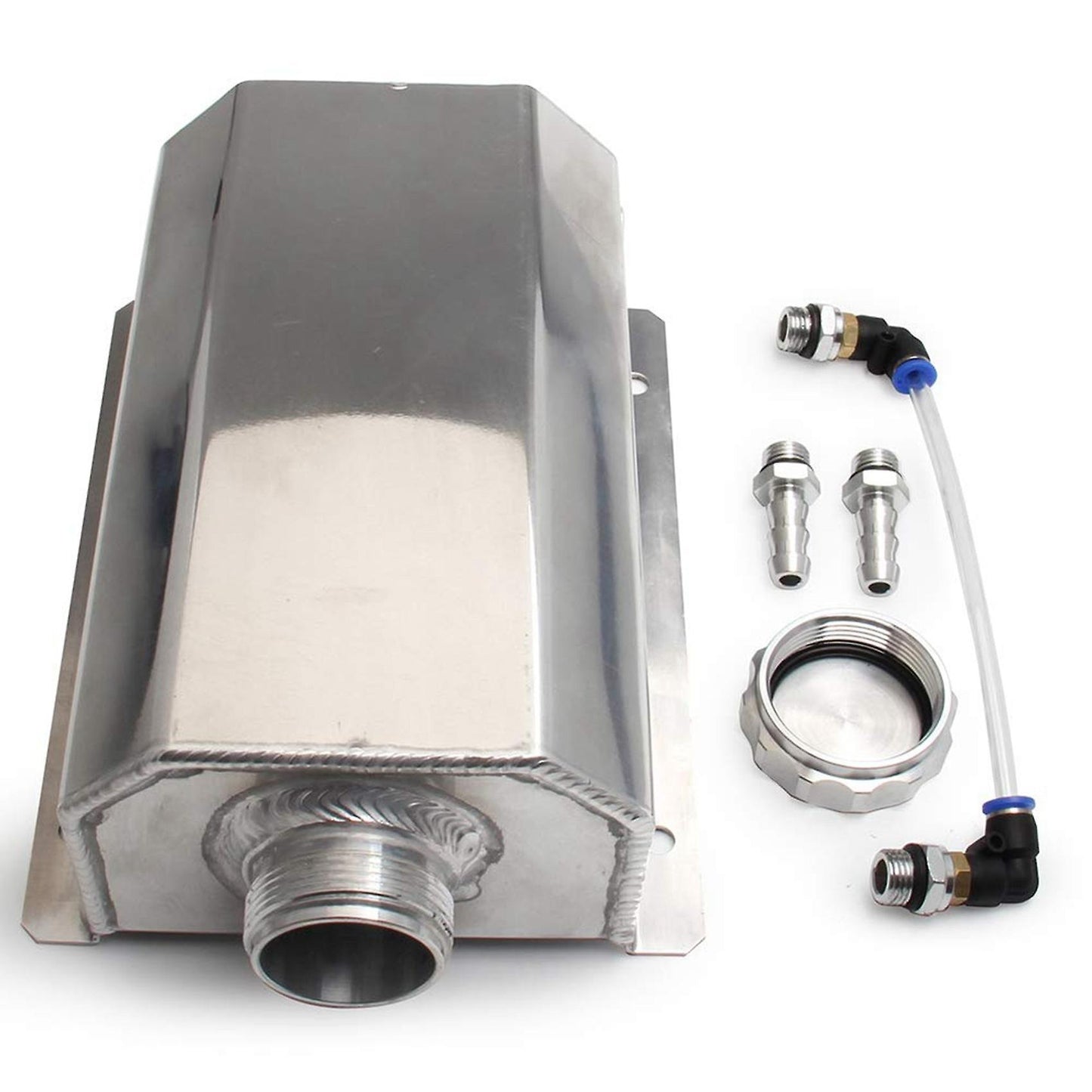 2l Universal Square Radiating Coolant Tank Aluminum Alloy Container