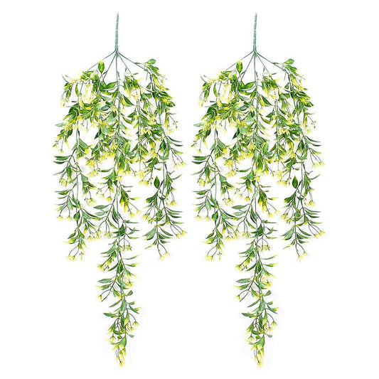 Artificial Flowers Vine Garland Home Garden Festival Wedding Yellow